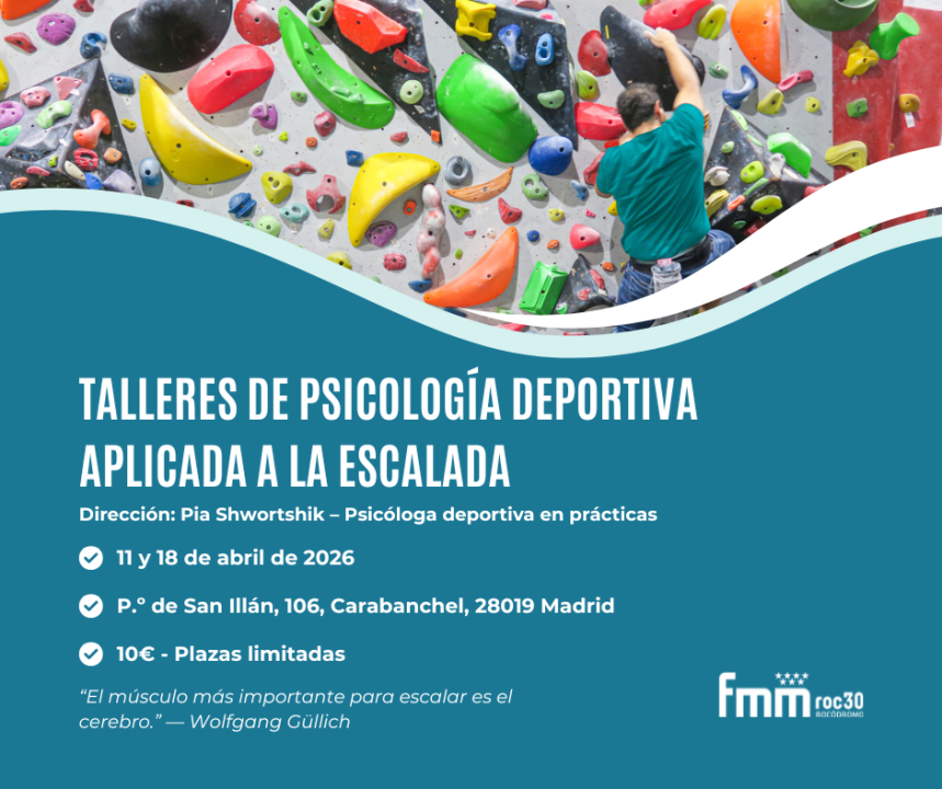 Curso de escalada deportiva iniciación